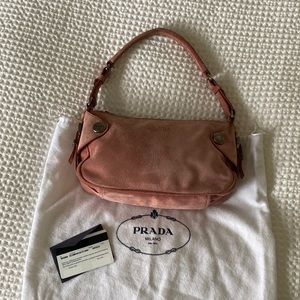PRADA Buffalo Snaps Shoulder Bag